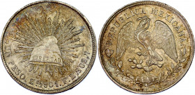Mexico 1 Peso 1901 Zs FZ
KM# 409.3; N# 11588; Silver; UNC