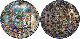 Peru 8 Reales 1772 LM JM
KM# 64, N# 46610; Silver; Carlos III; Colonial Milled Coinage; AUNC/UNC with amazing toning