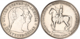 United States 1 Dollar 1900 Lafayette
KM# 118; N# 40890; Silver; Erection of Lafayette Monument; AUNC