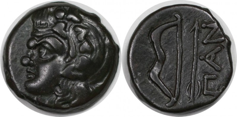 Griechische Münzen, BOSPORUS. Pantikapaion Bosporus Pan Satyr Pfeil und Bogen "П...