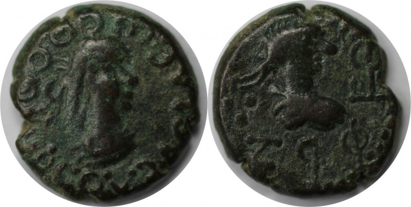 Griechische Münzen, BOSPORUS. PANTIKAPAION. Bronze (7.64 g. 19 mm) 318 - 337 n. ...