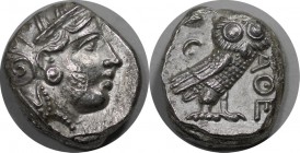 Griechische Münzen, ATTICA, Athens. Tetradrachm 440 v.Chr, Silber. 17.15 g. 23 mm. Vorzüglich