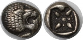 Griechische Münzen, IONIA. Milet. AR Diobol 478-390 v.Chr, 1.10 g. Silber. Vorzüglich