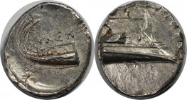 Griechische Münzen, LYCIA. Phaselis. AR Stater 4. Jh. v. Chr, Silber. Sehr schön