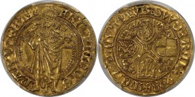 Altdeutsche Münzen und Medaillen, BRANDENBURG IN FRANKEN. Friedrich IV. (1495-1521). Goldgulden 1498, Gold. 3,31 g. Fr-306, Lev-I-376, Schulten-193. P...