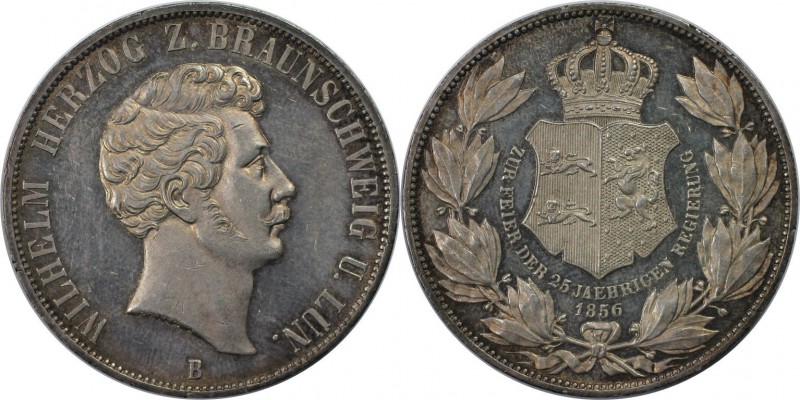 Altdeutsche Münzen und Medaillen, BRAUNSCHWEIG - LUNEBURG. Wilhelm (1831-1884). ...