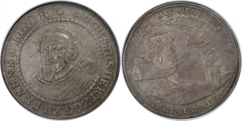 Altdeutsche Münzen und Medaillen, BRAUNSCHWEIG - WOLFENBÜTTEL. Augustus II. (163...