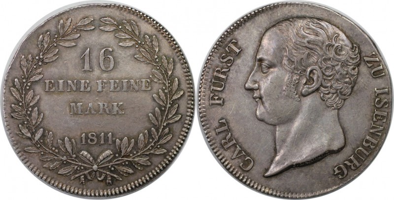 Altdeutsche Münzen und Medaillen, ISENBURG DAS (SOUVERÄNE) FÜRSTENTUM ISENBURG C...