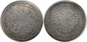 Altdeutsche Münzen und Medaillen, NÜRNBERG, STADT. Reichstaler 1625, mit Titel Ferdinands II. Silber. Dav. 5636, Kellner 230 b. Vorzüglich, Feine Pati...