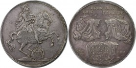 Altdeutsche Münzen und Medaillen, SACHSEN, KURFÜRSTENTUM Friedrich August I., 1694-1733 (August der Starke). Reichstaler 1711, Dresden, auf das Vikari...