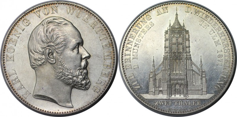 Altdeutsche Münzen und Medaillen, WÜRTTEMBERG, HERZOGTUM, SEIT 1806 KÖNIGREICH. ...