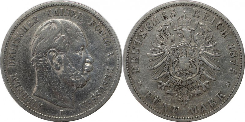 Deutsche Münzen und Medaillen ab 1871, REICHSSILBERMÜNZEN, Preußen, Wilhelm I (1...