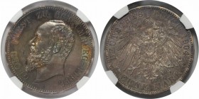 Deutsche Münzen und Medaillen ab 1871, REICHSSILBERMÜNZEN, Schaumburg-Lippe. Fürst Georg (1893 - 1911). 5 Mark 1904 A, Silber. Jaeger 165. NGC MS-65 F...