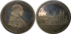 Deutsche Münzen und Medaillen ab 1945, BUNDESREPUBLIK DEUTSCHLAND. Nürnberg. 400. Jahrestag der Reformation (1525-1925). Medaille 1952, 29.53 g. 44 mm...