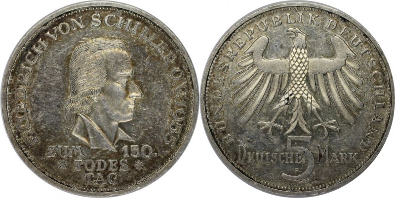 Deutsche Münzen und Medaillen ab 1945, BUNDESREPUBLIK DEUTSCHLAND. Zum 150. Tode...