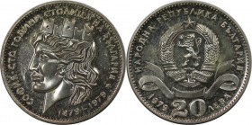 Europäische Münzen und Medaillen, Bulgarien / Bulgaria. 20 Leva 1979, Silber. Stempelglanz