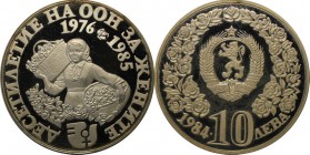 Europäische Münzen und Medaillen, Bulgarien / Bulgaria. 10 Leva 1984, Silber. 0.69 OZ. Polierte Platte