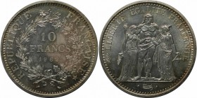 Europäische Münzen und Medaillen, Frankreich / Lothringen. 10 Francs 1969. Stempelglanz.