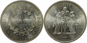 Europäische Münzen und Medaillen, Frankreich / Lothringen. 50 Francs 1974. Stempelglanz.