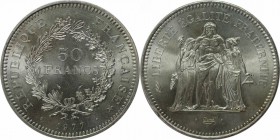 Europäische Münzen und Medaillen, Frankreich / Lothringen. 50 Francs 1977. Stempelglanz.