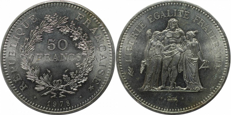 Europäische Münzen und Medaillen, Frankreich / Lothringen. 50 Francs 1978. Stemp...