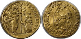 Europäische Münzen und Medaillen, Italien / Italy. Venice. Ludovico Manin (1789-1797). Gold Zecchino ND (1789-97), 3.47 g. Fr-1445. Sehr schön-vorzügl...