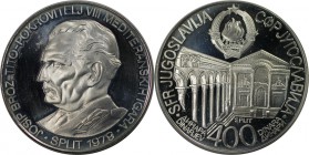 Europäische Münzen und Medaillen, Jugoslawien. 400 Dinara 1978, Silber. Polierte Platte