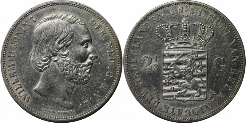 Europäische Münzen und Medaillen, Niederlande / Netherlands. Wilhelm III. (1849-...