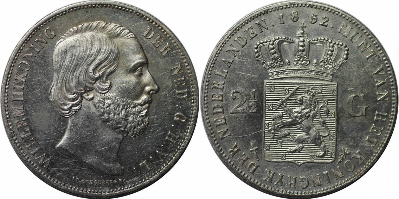 Europäische Münzen und Medaillen, Niederlande / Netherlands. Wilhelm III. (1849-...