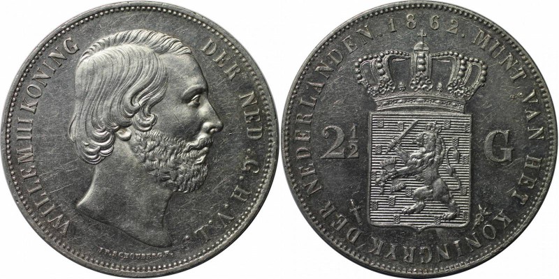 Europäische Münzen und Medaillen, Niederlande / Netherlands. Wilhelm III. (1849-...