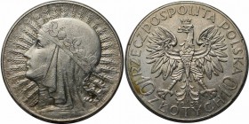 Europäische Münzen und Medaillen, Polen / Poland. Königin Jadwiga. 10 Zloty 1932(Warschau), Silber. 0.53 OZ. KM Y#22. Sehr schön-vorzüglich, Kl.Kratze...