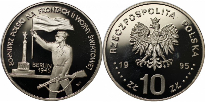 Europäische Münzen und Medaillen, Polen / Poland. Capture of Berlin. 10 Zloty 19...