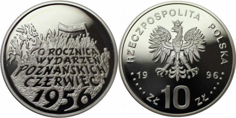 Europäische Münzen und Medaillen, Polen / Poland. Jahrestag der Posener Ereignis...