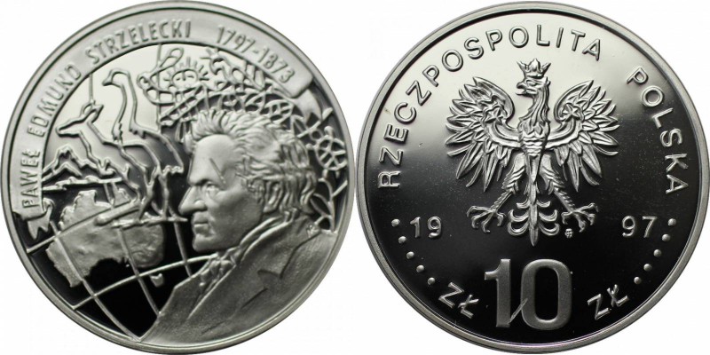 Europäische Münzen und Medaillen, Polen / Poland. Pawel Edmund Strzelecki. 10 Zl...