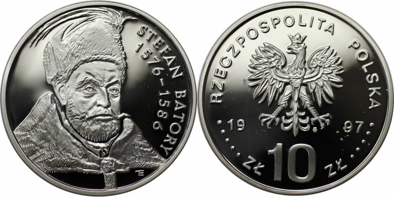 Europäische Münzen und Medaillen, Polen / Poland. Stefan Batory. 10 Zloty 1997, ...