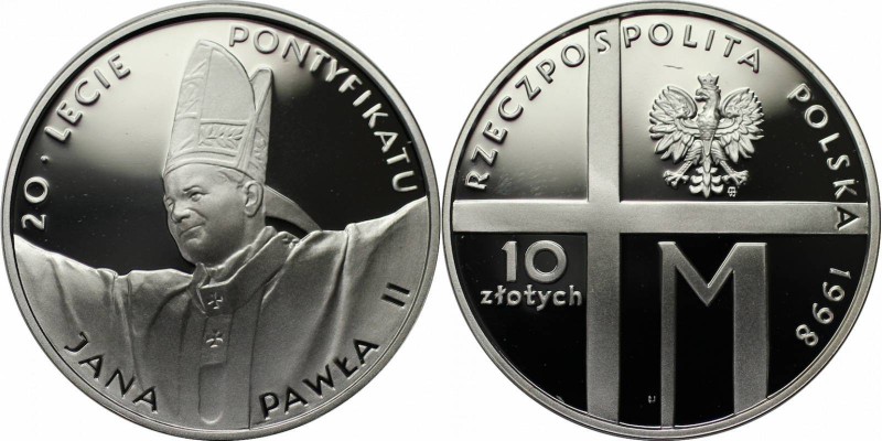 Europäische Münzen und Medaillen, Polen / Poland. Johannes Paul II 20 Jahre Pont...
