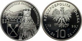 Europäische Münzen und Medaillen, Polen / Poland. Akademie zu Krakau. 10 Zloty 1999, Silber. 0.42 OZ. KM Y#362. Polierte Platte