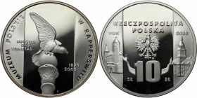 Europäische Münzen und Medaillen, Polen / Poland. Volksrepublik. 10 Zlotyu 2000, Silber. 0.42 OZ. KM Y#403. Polierte Platte