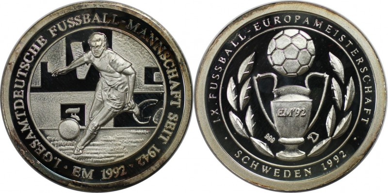Europäische Münzen und Medaillen, Schweden / Sweden. Medaille 1992, Silber. Stem...