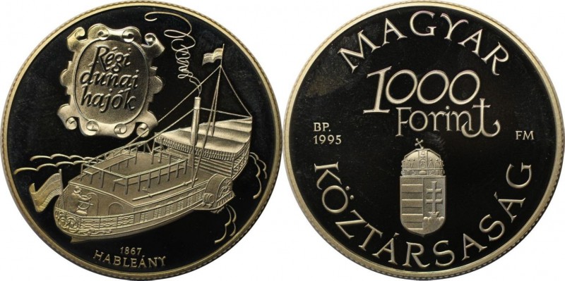 Europäische Münzen und Medaillen, Ungarn / Hungary. 1000 Forint 1995, Silber. 0....