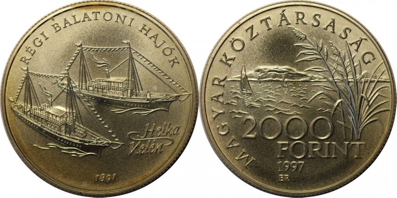 Europäische Münzen und Medaillen, Ungarn / Hungary. 2000 Forint 1997, Silber. 0....