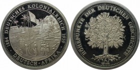 Weltmünzen und Medaillen, Africa. Medal 1884, Silber. Polierte Platte