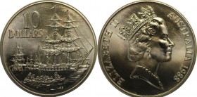 Weltmünzen und Medaillen, Australien / Australia. 10 Dollars 1988, Silber. 0.6OZ. Stempelglanz