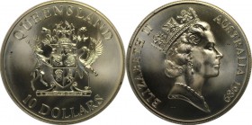 Weltmünzen und Medaillen, Australien / Australia. 10 Dollars 1989, Silber. 0.6 OZ. Stempelglanz