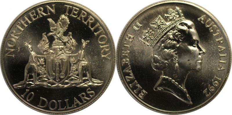 Weltmünzen und Medaillen, Australien / Australia. 10 Dollars 1992, Silber. 0.6 O...