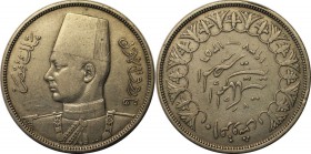 Weltmünzen und Medaillen, Ägypten / Egypt. 10 Piastres 1939, Silber. 0.37 OZ. Vorzüglich