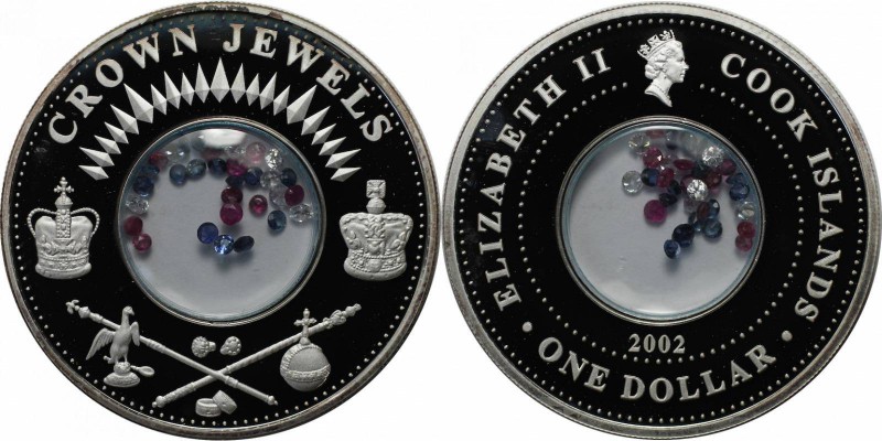 Weltmünzen und Medaillen, Cookinseln / Cook Islands. Dollar 2002, Silber. 0.8 OZ...