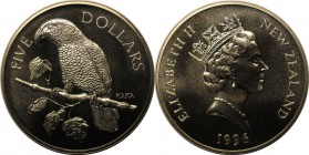 Weltmünzen und Medaillen, Neuseeland / New Zealand. 5 Dollar 1996. Stempelglanz