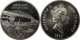 Weltmünzen und Medaillen, Neuseeland / New Zealand. 5 Dollar 1996. Stempelglanz