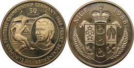 Weltmünzen und Medaillen, Niue. 50 Dollars 1988, Silber. 0.55 OZ. Polierte Platte